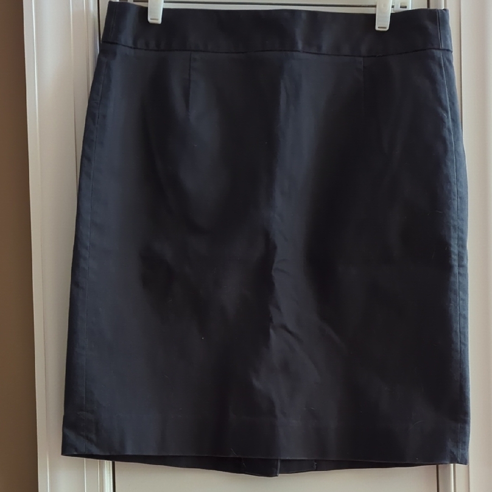 J. Crew Gray Pencil Skirt Knee-Length Workwear